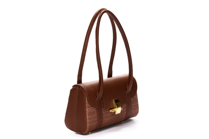 Bolsa Celine Ráfia Natural Tamarindo