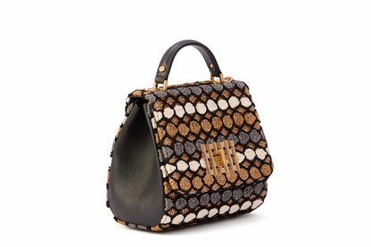 Bolsa Fabiana Crochê Art Déco