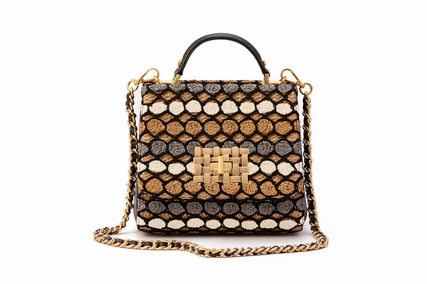 Bolsa Fabiana Crochê Art Déco