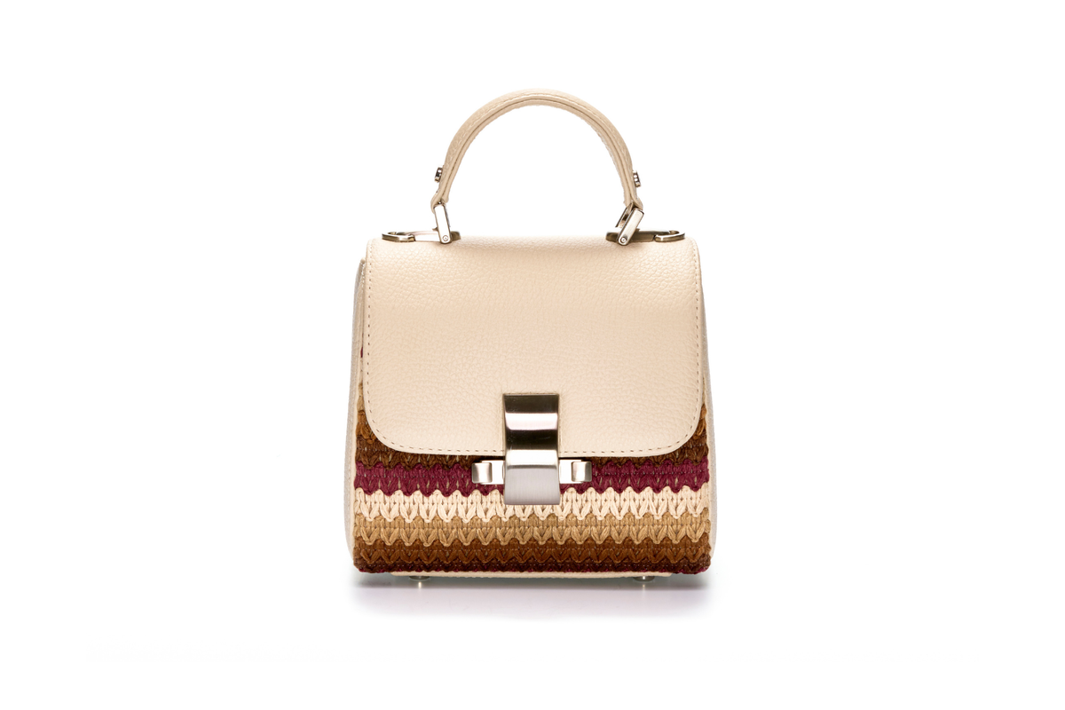 Bolsa Laura Mini Prelúdio Baunilha