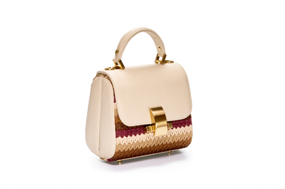 Bolsa Laura Mini Prelúdio Baunilha