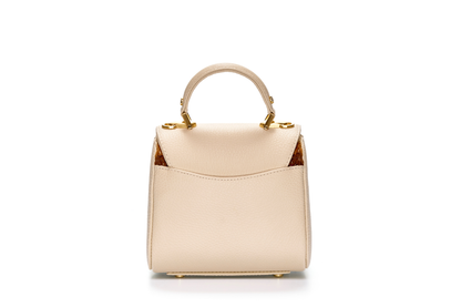Bolsa Laura Mini Prelúdio Baunilha