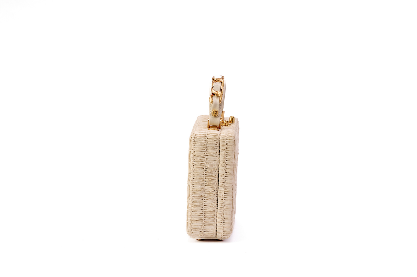 Bolsa Lina Ráfia Natural Off White