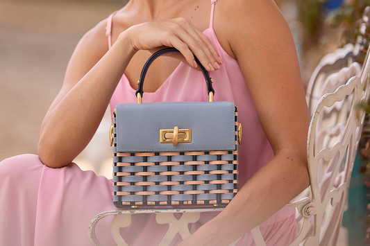 Bolsa Luísa Mix De Azul