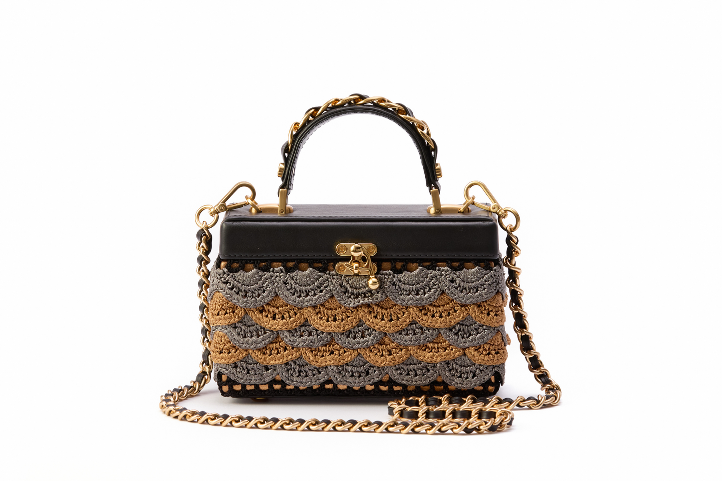Bolsa Margot Crochê Art Déco