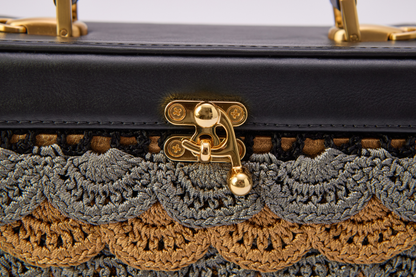 Bolsa Margot Crochê Art Déco