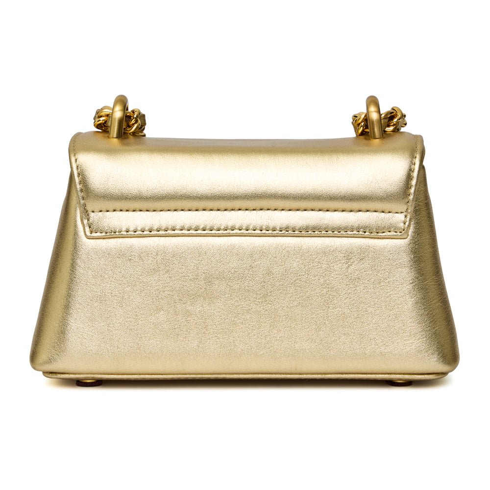 Bolsa Luciana Micro Dourada