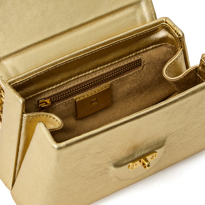 Bolsa Luciana Micro Dourada