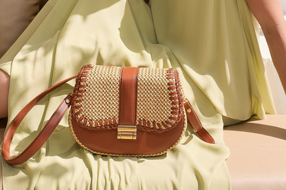Bolsa Tarsila Mini Creme c/ Canela